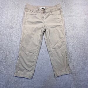 Y2K White House Black Market Noir Capri Pants Embellished Pockets Women's 2 WHBM